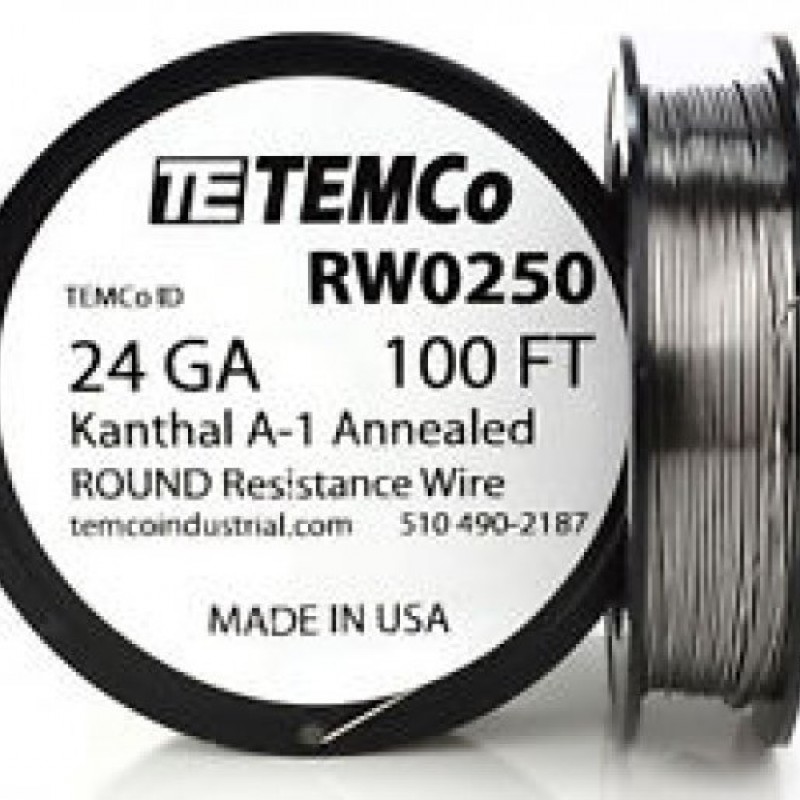 TEMCo Kanthal A1 24 GA 10 Metre Tel